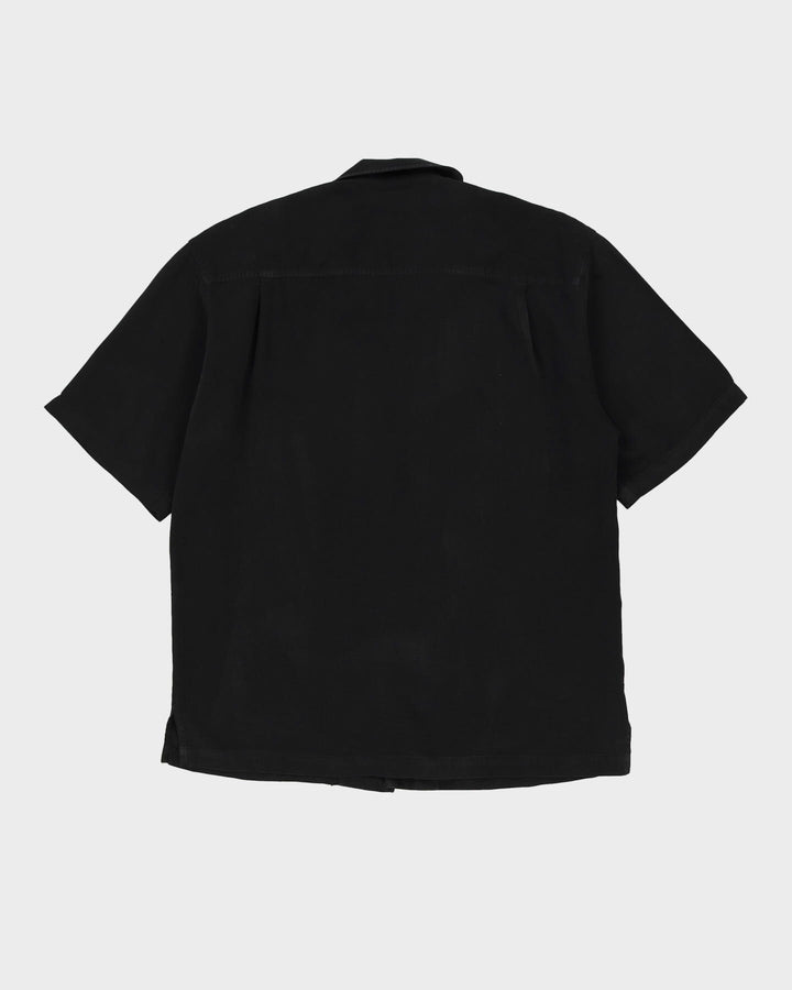 Tommy Bahama Black Oversized Silk Shirt - L