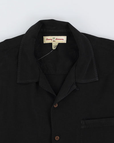 Tommy Bahama Black Oversized Silk Shirt - L