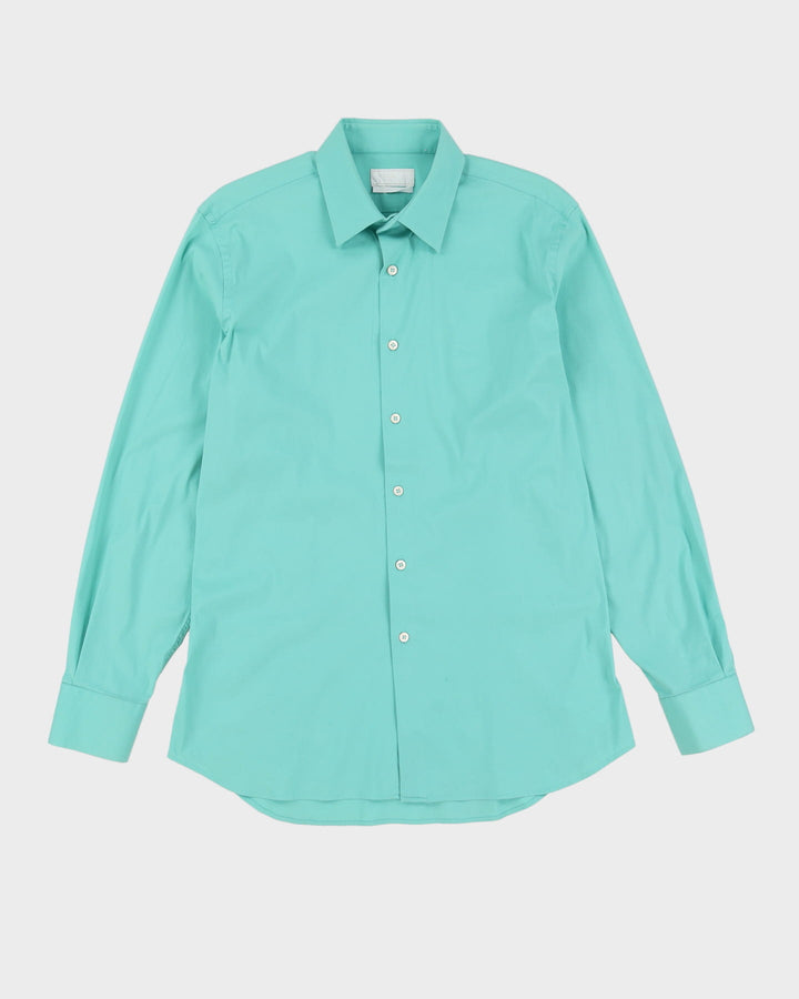 Prada Green Long-Sleeve Plain Shirt - M / L