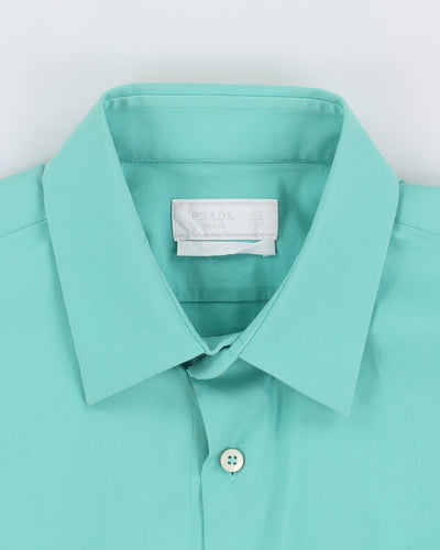 Prada Green Long-Sleeve Plain Shirt - M / L