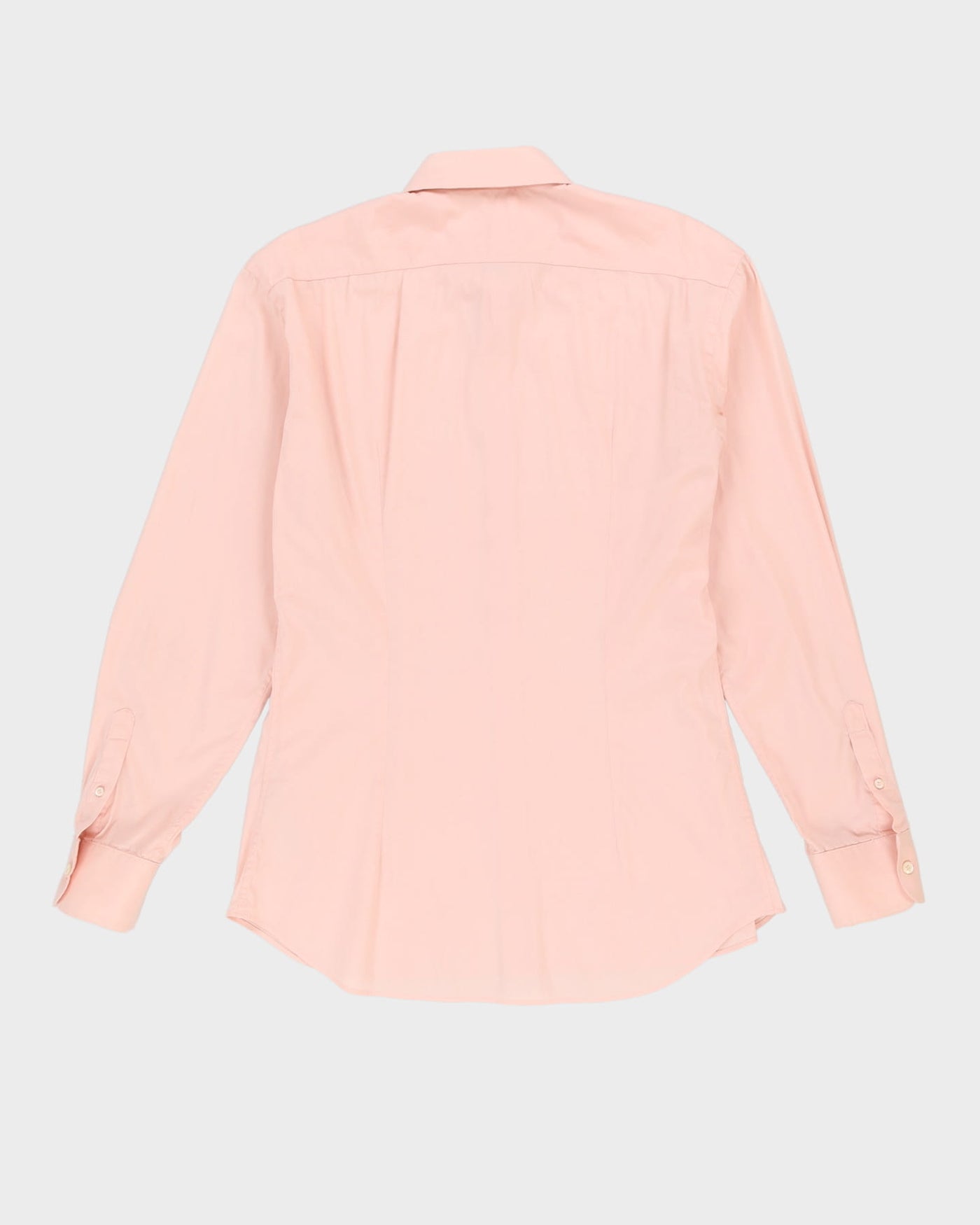 Prada Pink Long-Sleeve Plain Shirt - L