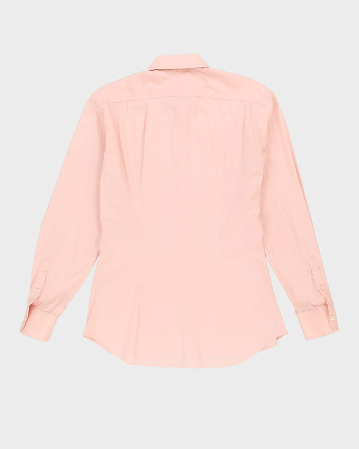 Prada Pink Long-Sleeve Plain Shirt - L