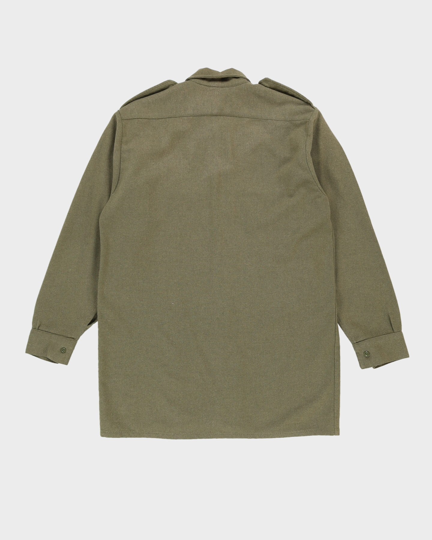 Vintage 70s Green Double Pocket Flannel Shirt - L