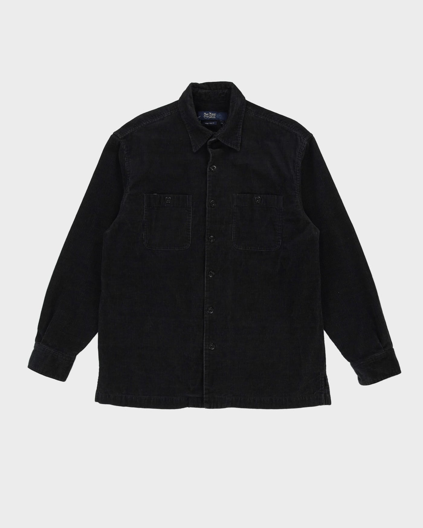 Vintage 90s Nat Nast Navy Oversized Cord Shirt - M