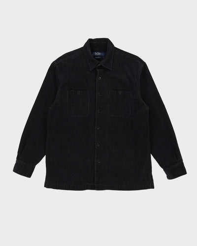 Vintage 90s Nat Nast Navy Oversized Cord Shirt - M