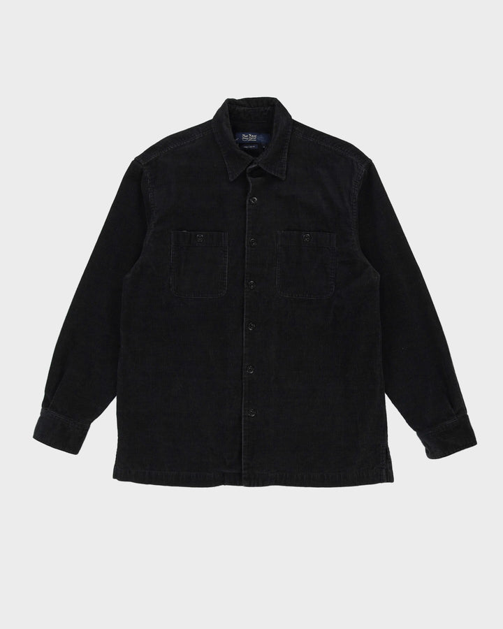 Vintage 90s Nat Nast Navy Oversized Cord Shirt - M