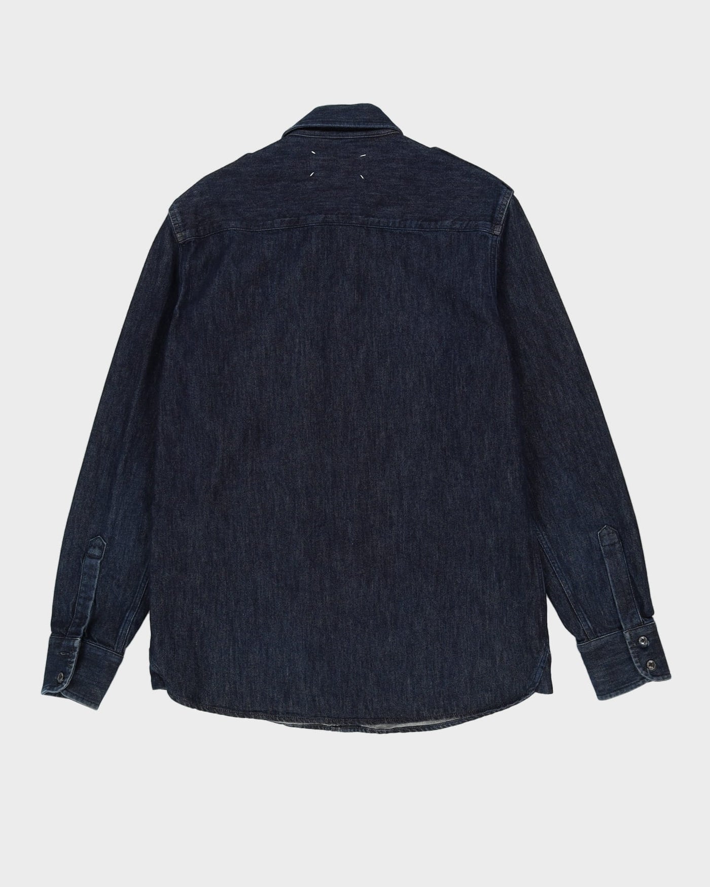 Maison Martin Margiela Blue Long Sleeve Denim Shirt - L