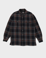 Harley Davidson Long Sleeve Padded Check Flannel Shirt - M