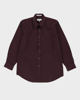 Balmain Purple Striped Long Sleeve Shirt - XL