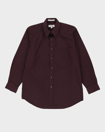 Balmain Purple Striped Long Sleeve Shirt - XL
