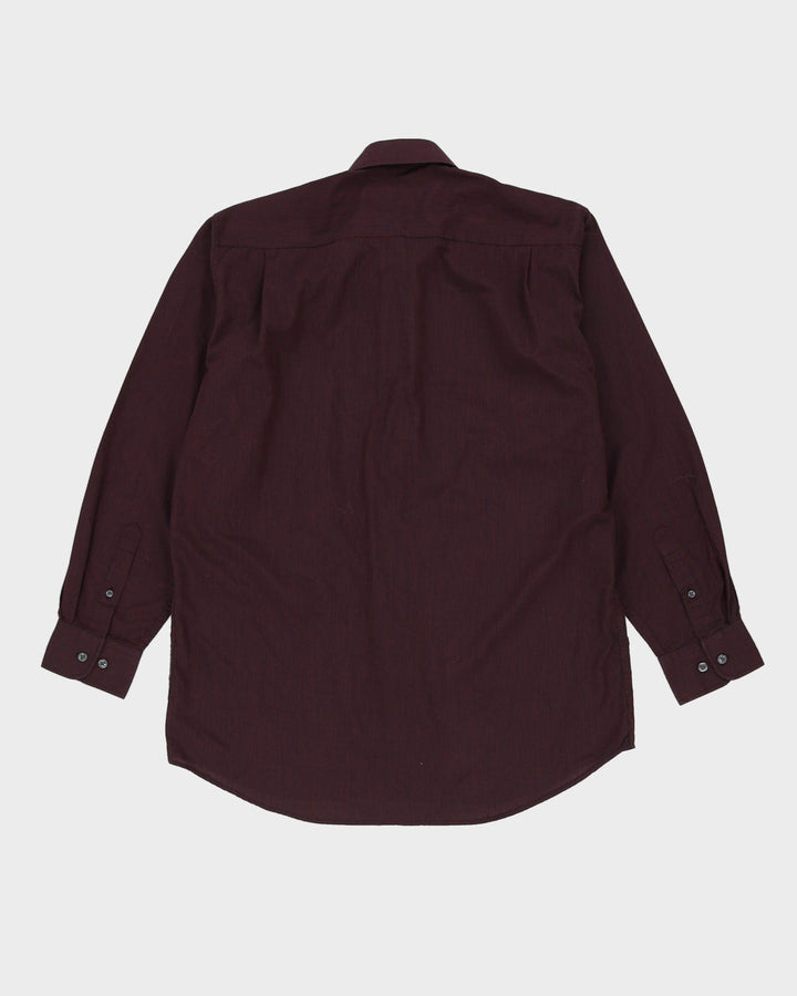Balmain Purple Striped Long Sleeve Shirt - XL