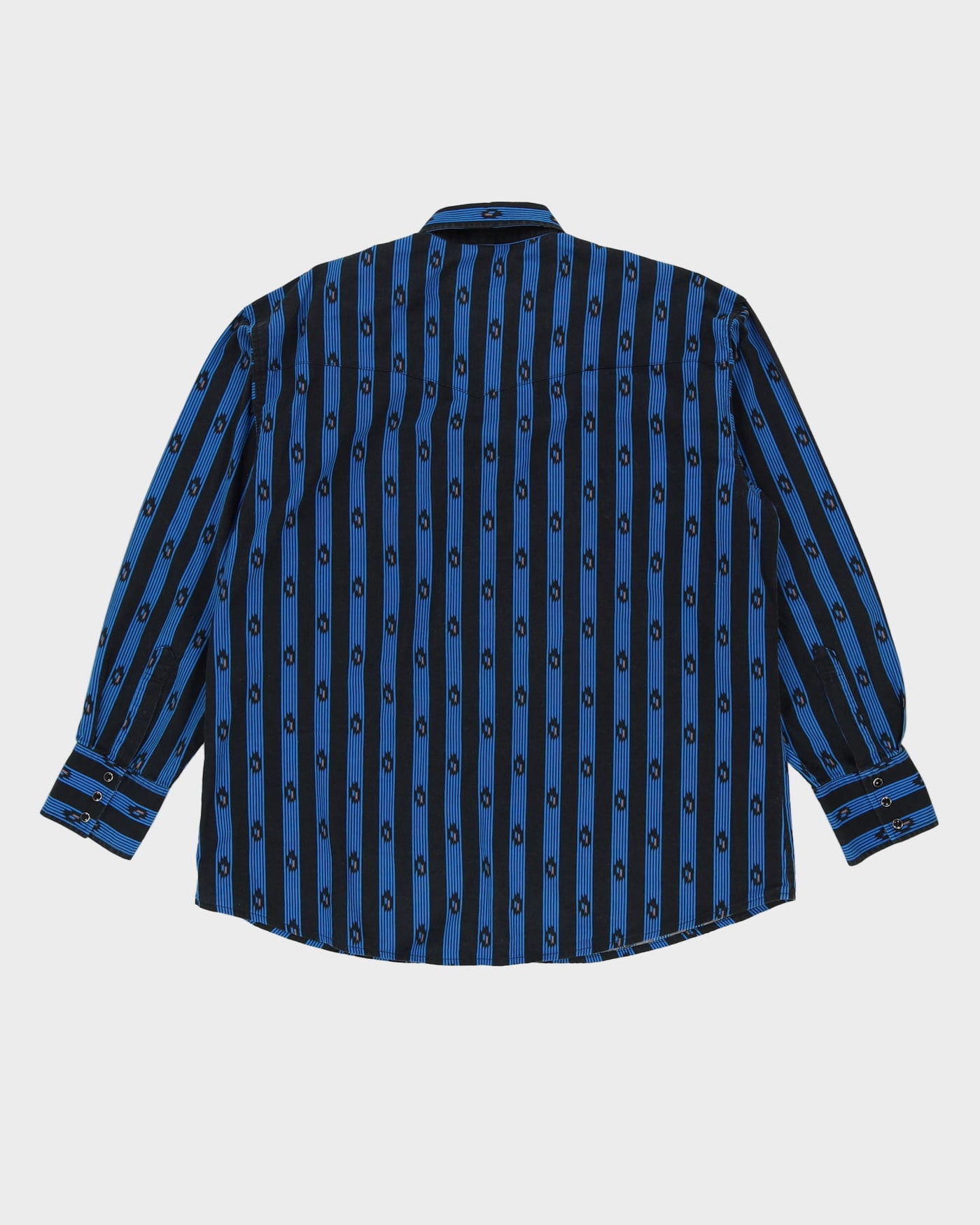 Wrangler Blue Check Western Shirt - XL