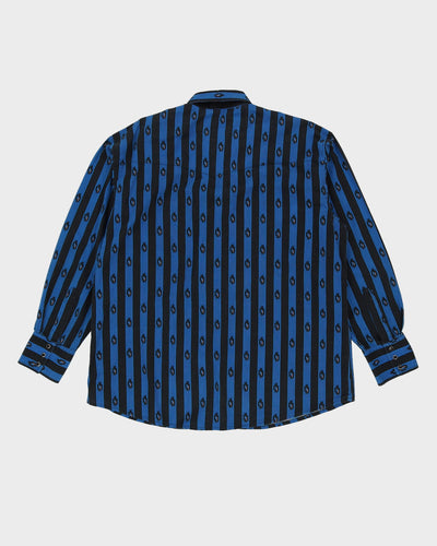 Wrangler Blue Check Western Shirt - XL