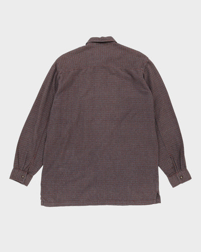 Levi's Purple Patterned Oversized Shirt - M