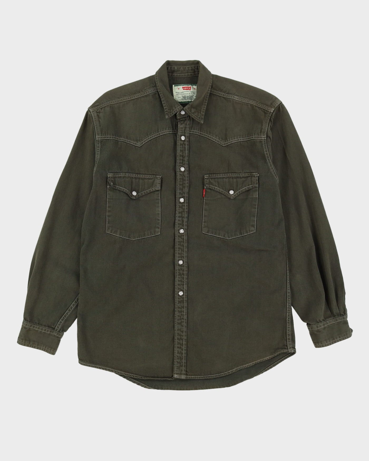 Levi's Green Denim Shirt - M