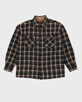 Vintage 90s Marlboro Classics Green Padded Flannel Shirt - XL