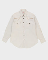 Vintage 90s GWG Grey Long-Sleeve Western Shirt - XL