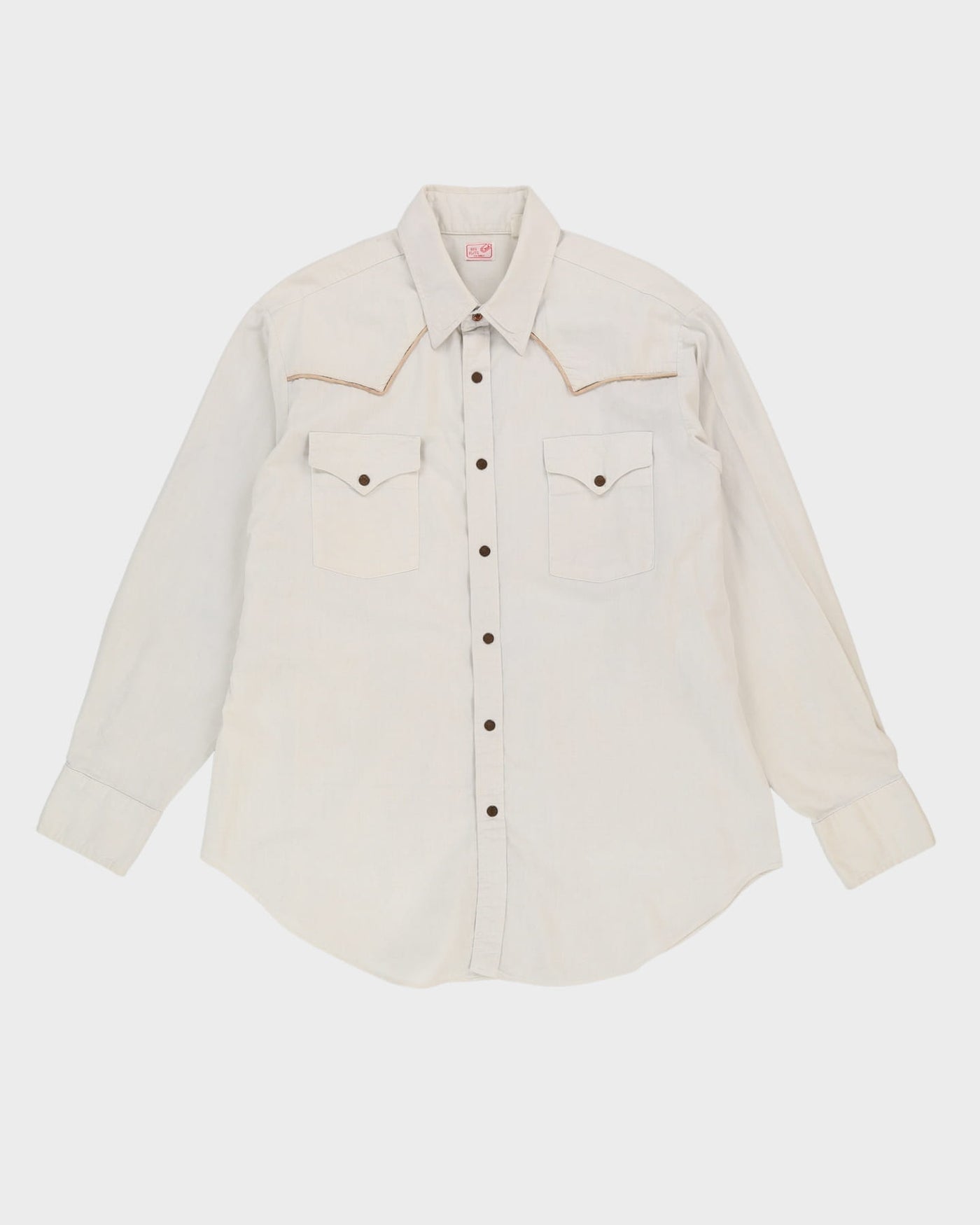 Vintage 90s GWG Grey Long-Sleeve Western Shirt - XL