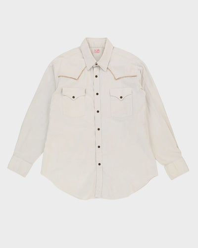 Vintage 90s GWG Grey Long-Sleeve Western Shirt - XL