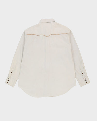 Vintage 90s GWG Grey Long-Sleeve Western Shirt - XL