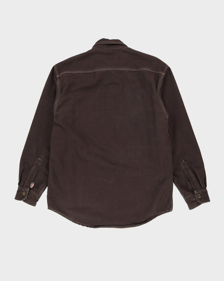 Carhartt Flame Resistant Brown Shirt - M