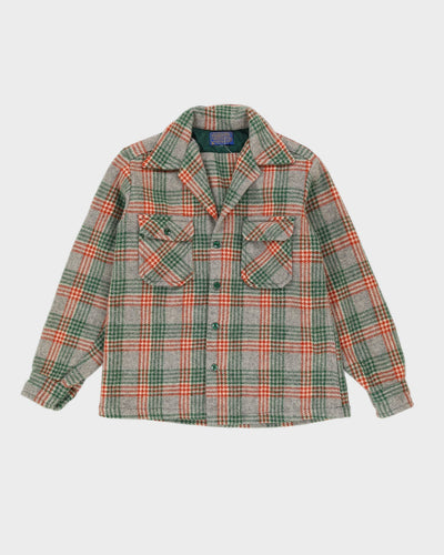 Pendleton Grey Checked Work Shirt - S