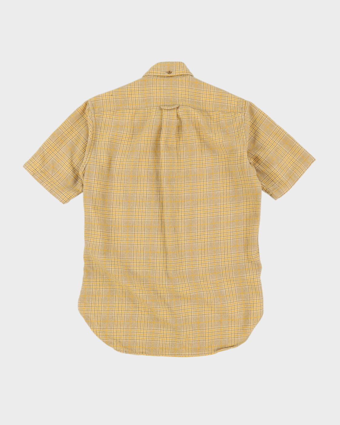 Vintage 60s Pendleton Checked Wool Short Sleeved Shirt - M