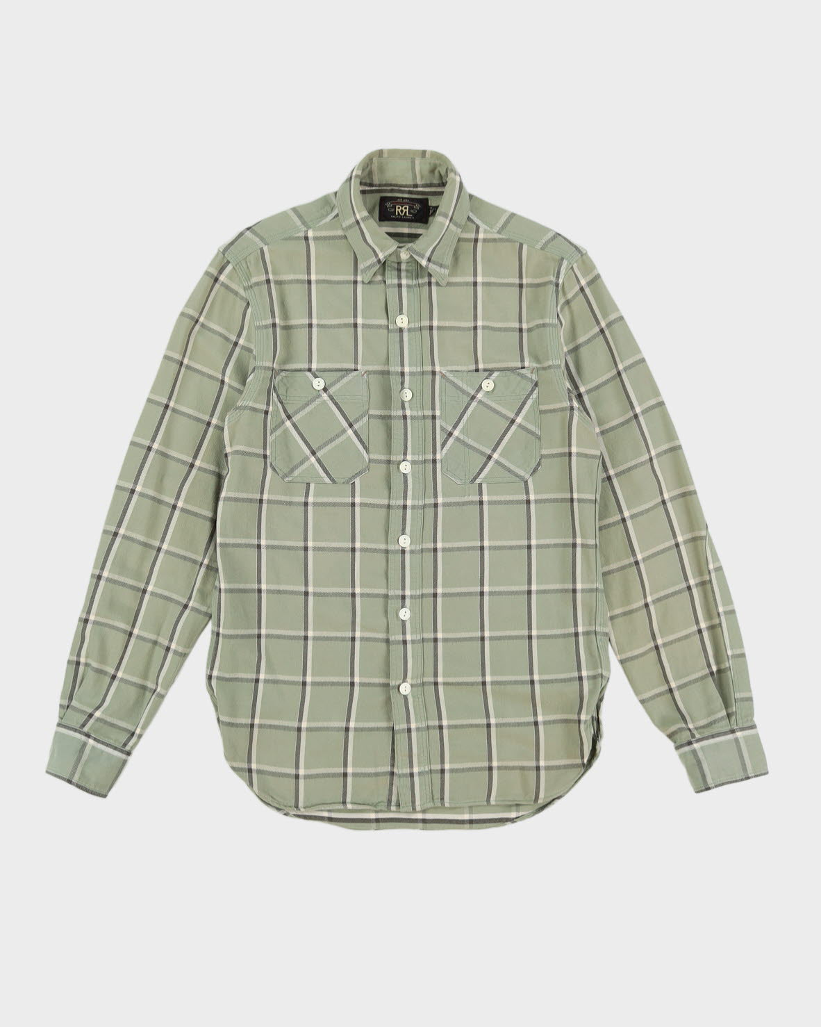 Ralph Lauren RRL Green Check Patterned Shirt - S