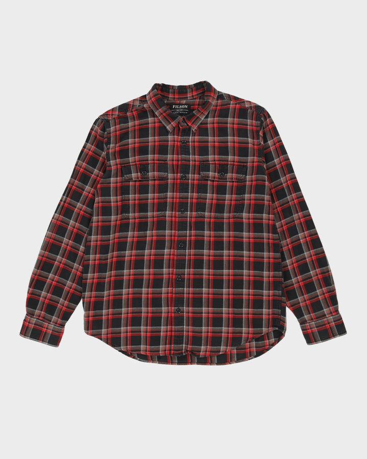 Vintage 90s Filson Red Check Patterned Shirt - L