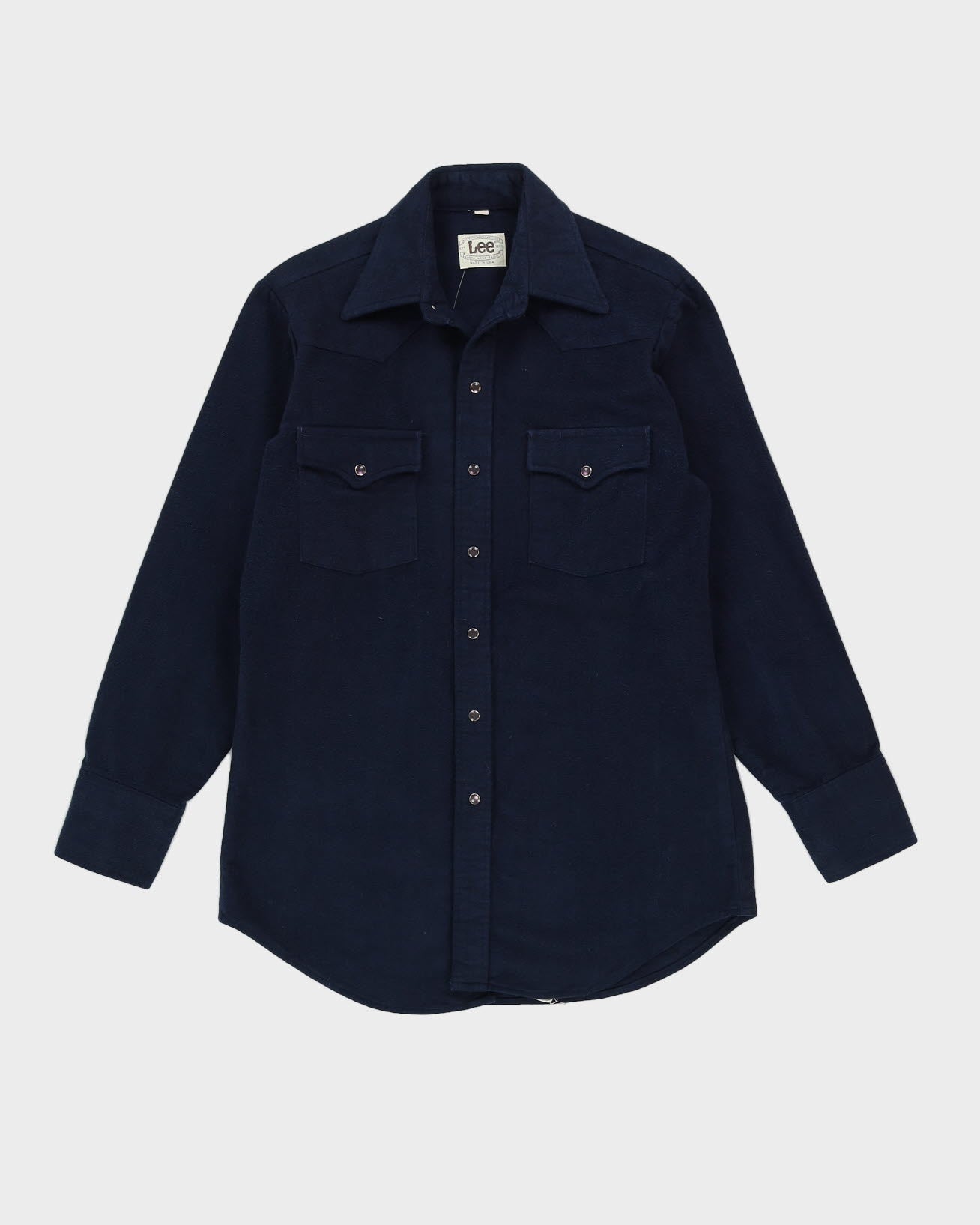 Lee Navy Blue Flannel Shirt - M