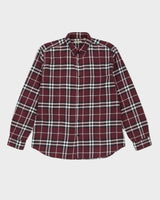 Burberry Brit Purple Check Patterned Shirt - XL