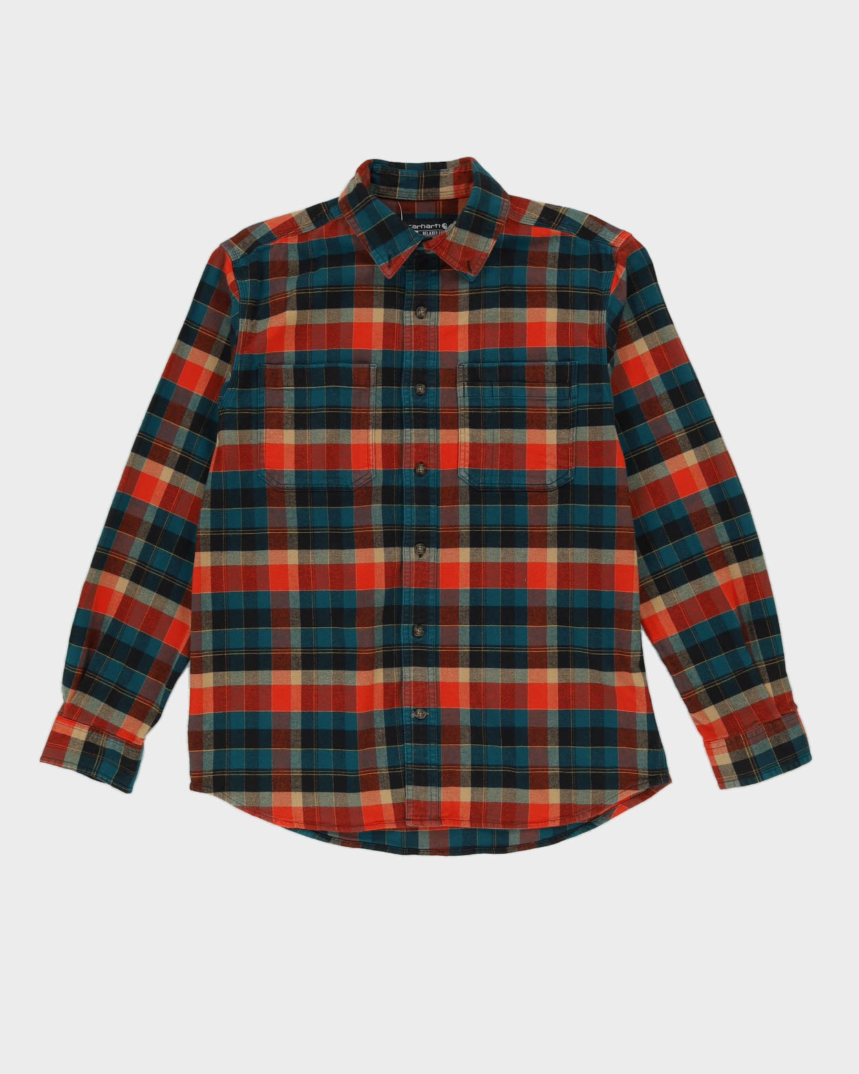 Carhartt Check Patterned Flannel Shirt - M