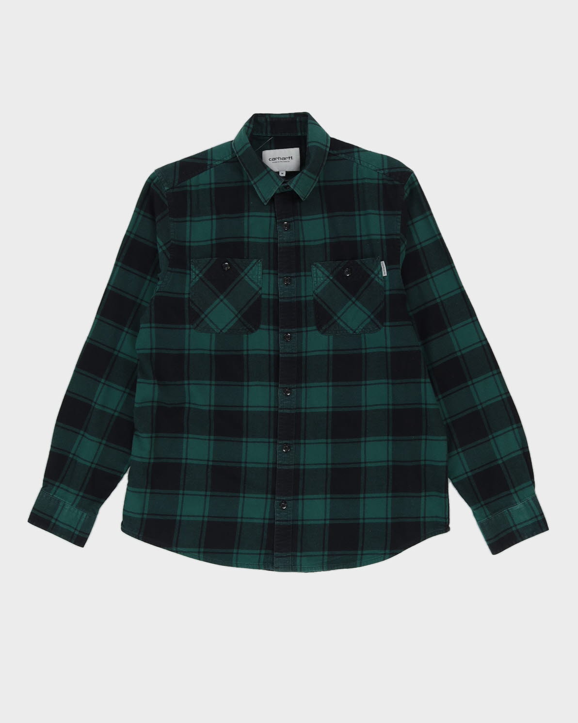 Carhartt Check Patterned Long Sleeved Shirt - M