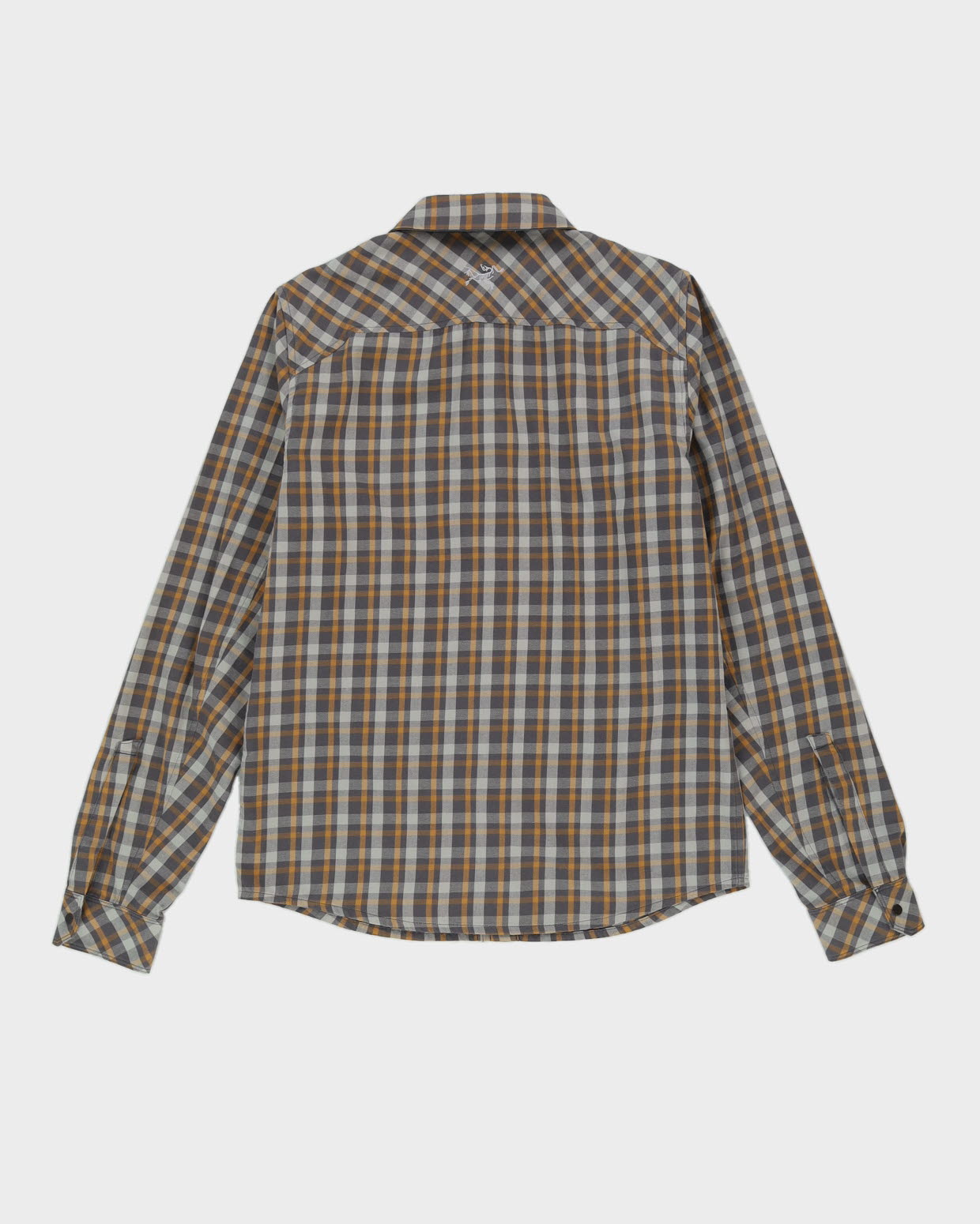 Arc'teryx Grey Check Patterned Long Sleeved Shirt - M