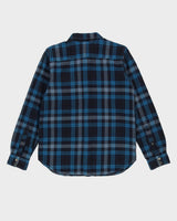 Columbia Blue Checked Flannel Shirt - M