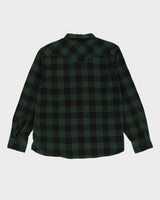 Levi's Green Checked Flannel Shirt - XL
