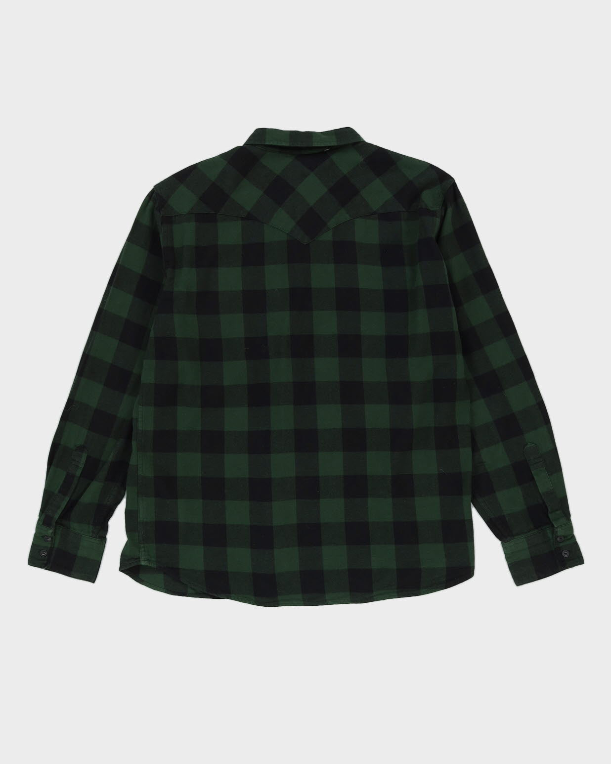 Levi's Green Checked Flannel Shirt - XL