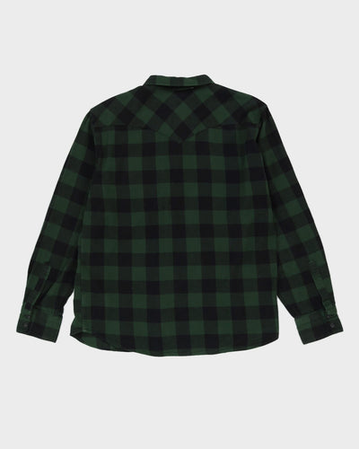 Levi's Green Checked Flannel Shirt - XL