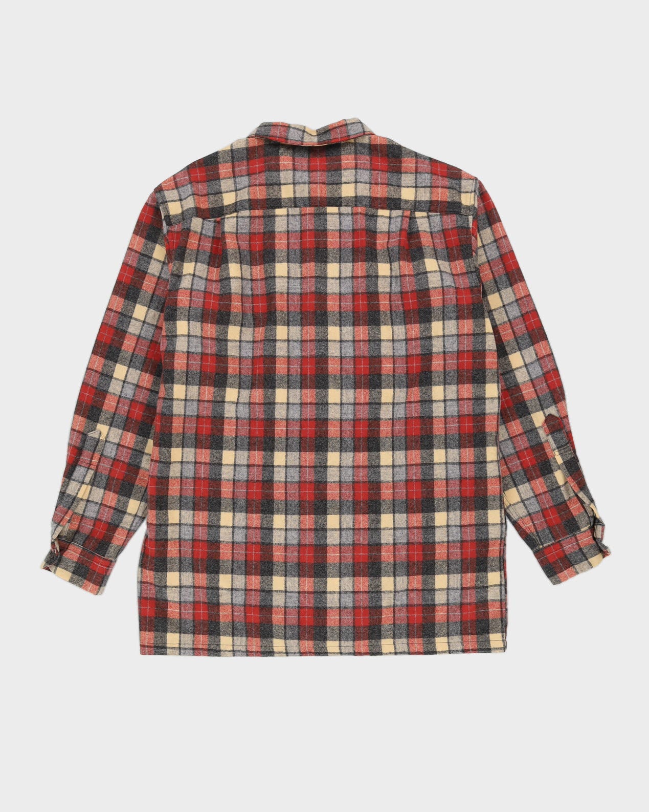 Pendleton Red Checked Wool Shirt - XL
