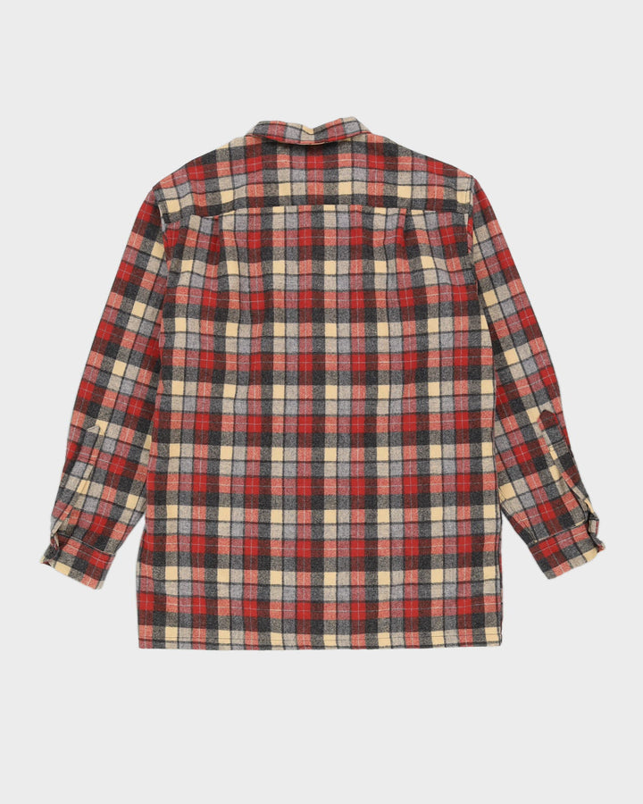 Pendleton Red Checked Wool Shirt - XL