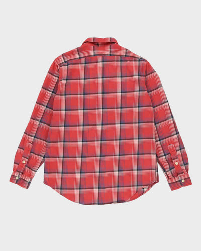 Polo Ralph Lauren Red Checked Cotton Flannel Shirt - L