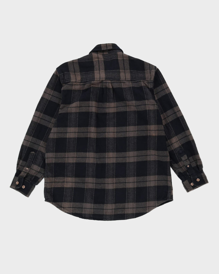 Field And Stream Checked Cotton Flannel Shirt - L