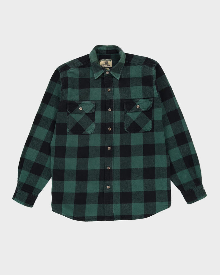 Field And Stream Checked Cotton Flannel Shirt - L