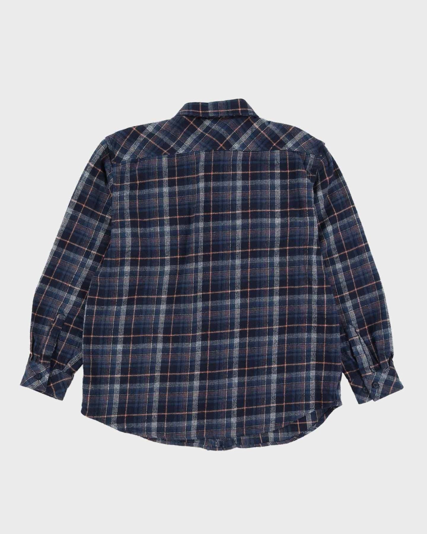 Dickies Blue Checked Flannel Shirt - L