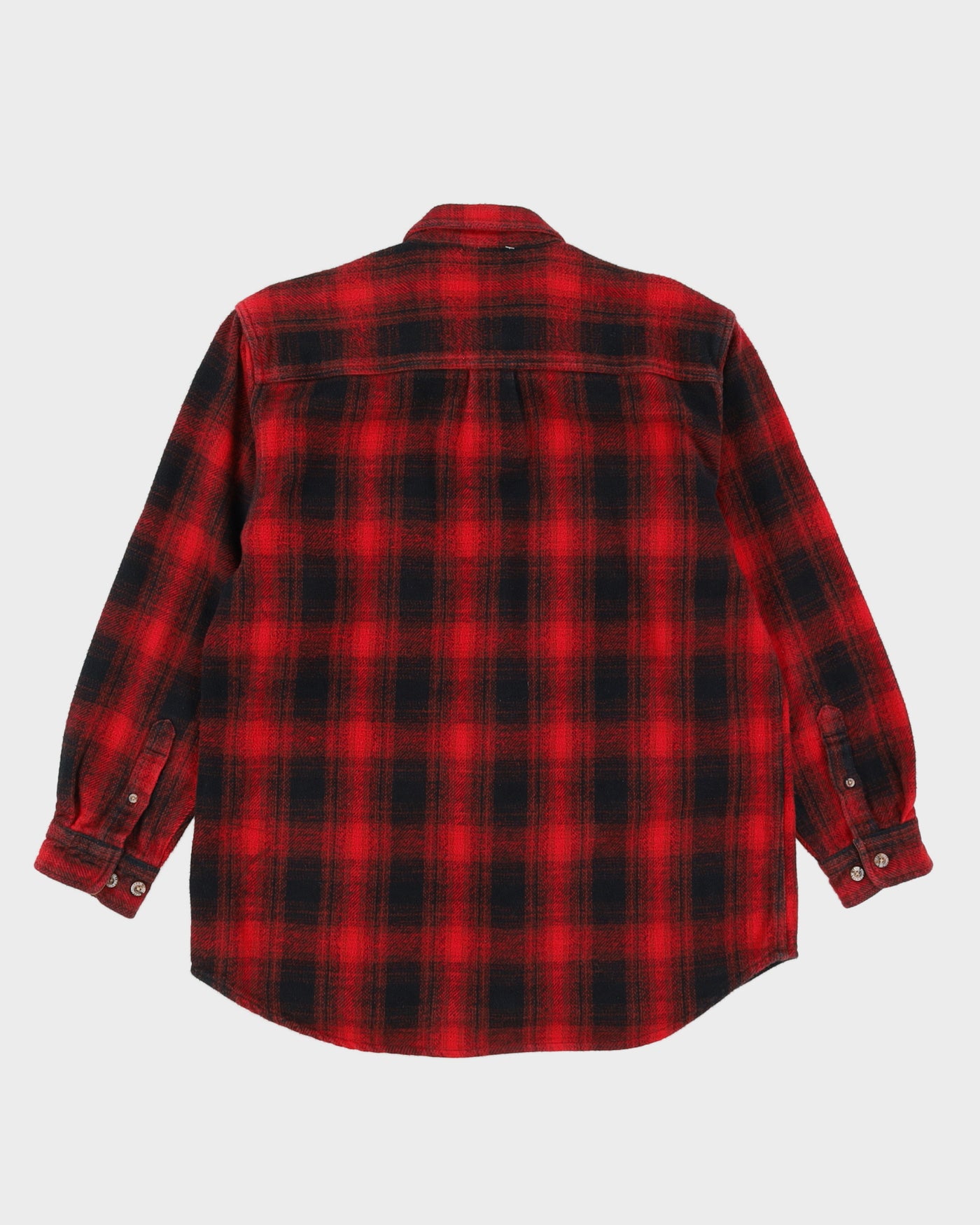 Vintage 90s Fields & Stream Red Checkered Flannel Shirt - XL