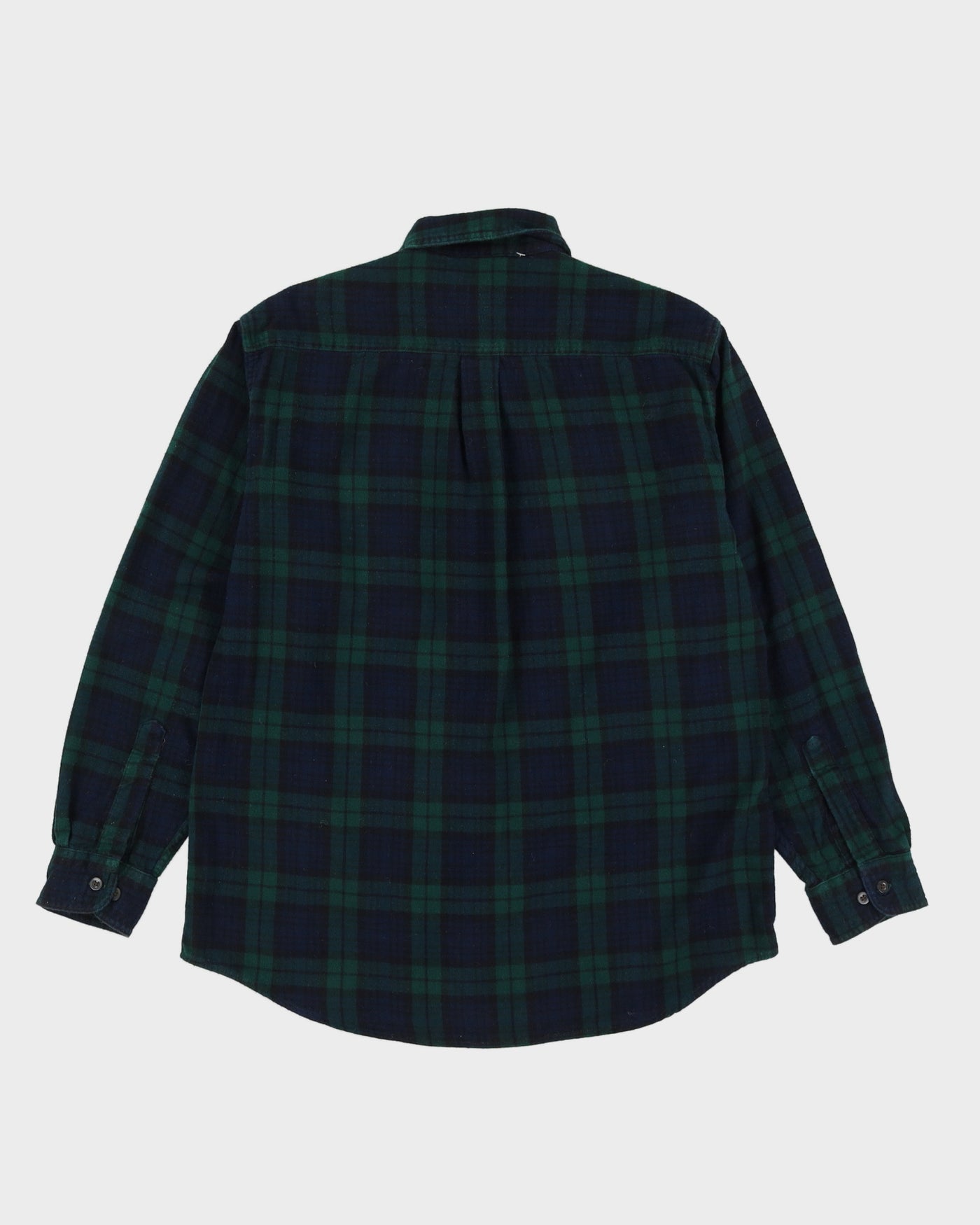 L.L Bean Blue Checkered Flannel Shirt - M