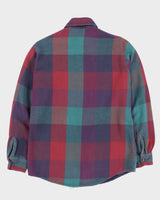 Vintage 90s BIG MAC Purple Flannel Shirt - M