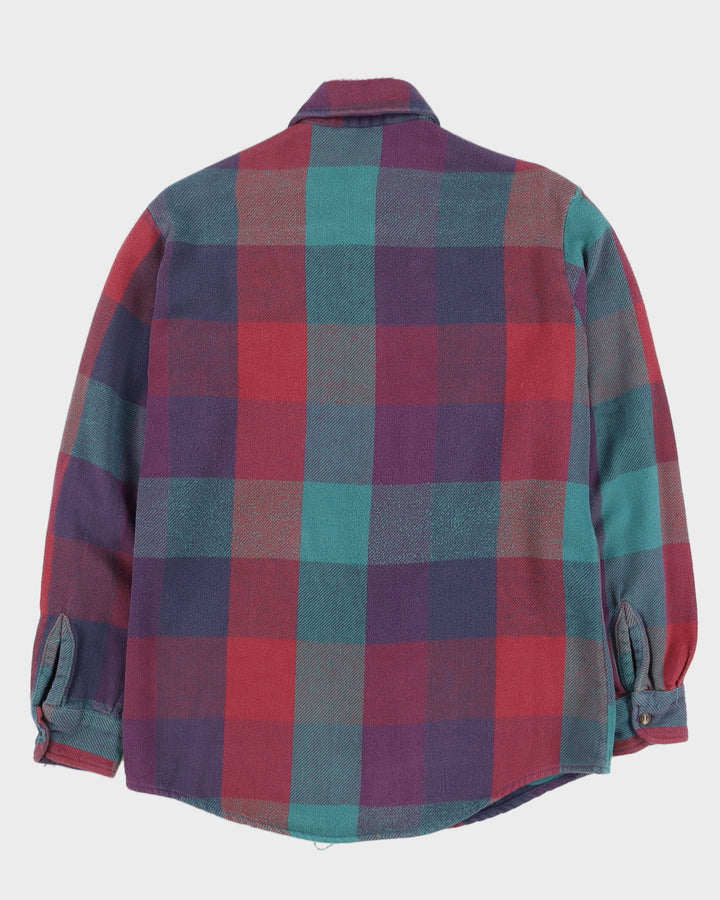 Vintage 90s BIG MAC Purple Flannel Shirt - M