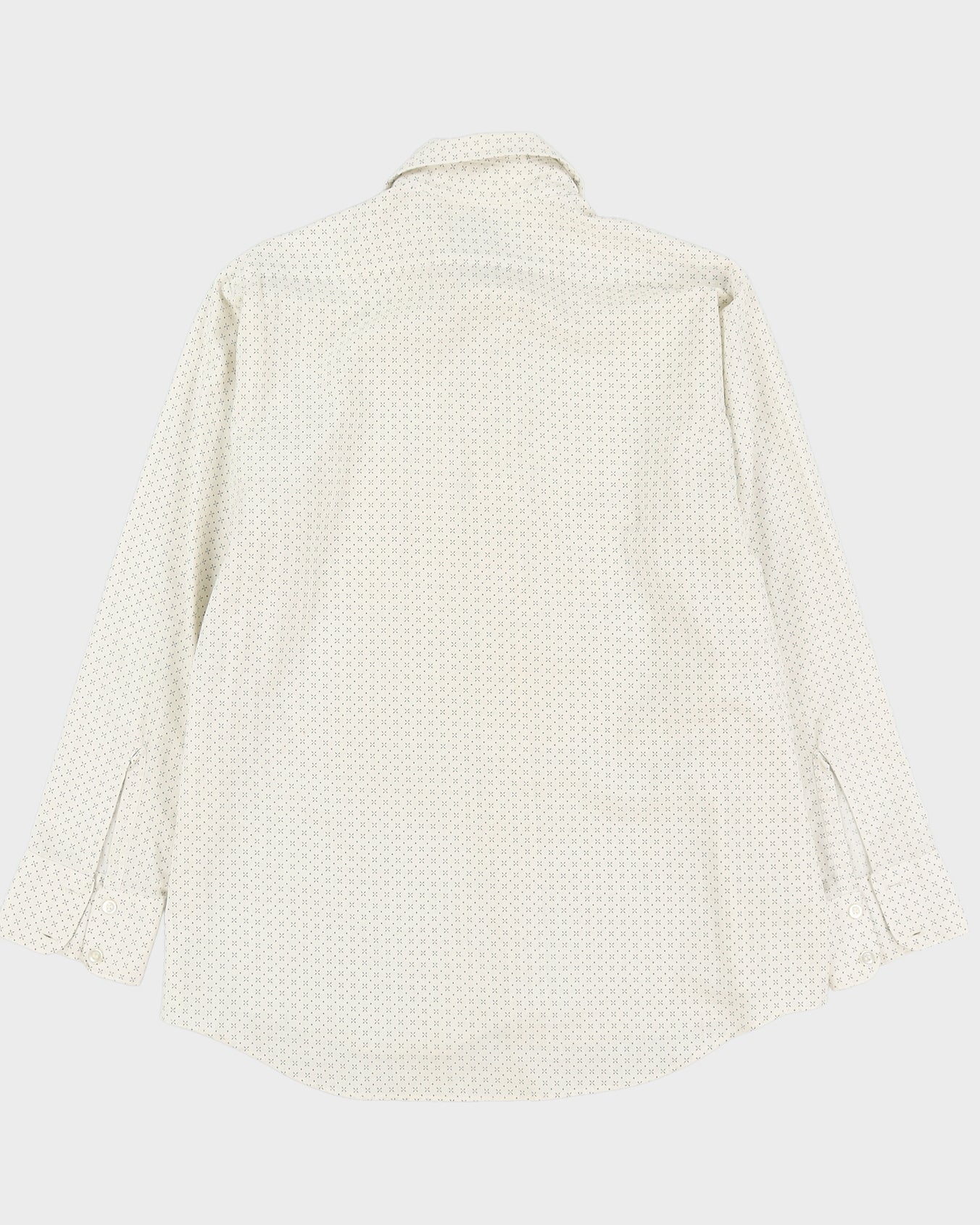 Vintage 70s Jorsyth White Shirt - L