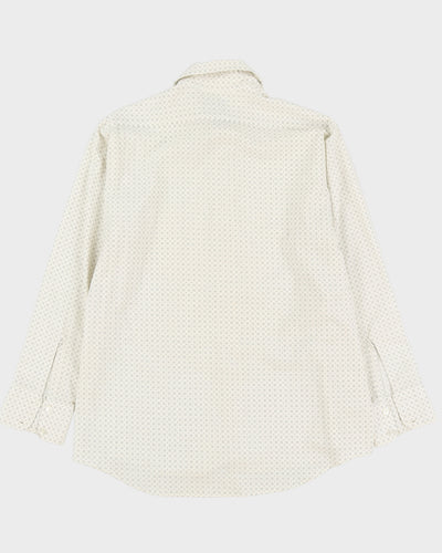 Vintage 70s Jorsyth White Shirt - L